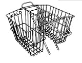 Wald 535 Rear Twin Bicycle Carrier Basket (18 x 7.5 x 12)