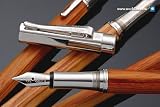 Caran d' Ache Metwood Fountain Pen - Rosewood, Fine Nib 4490.005