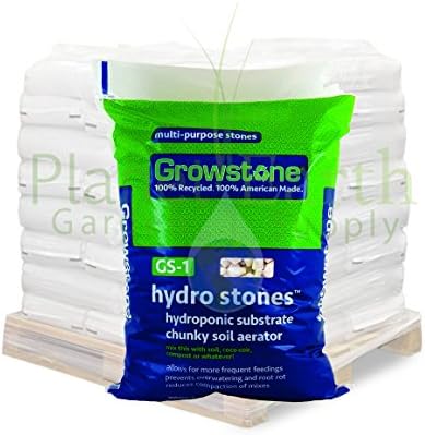 Growstone Hydro Stones 1.5 CF (35 bags) GPGS1 Grow Stones Chunky Soil Aerator by the Pallet with