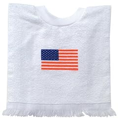 American Flag Pull Over Towel Bib