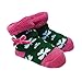 Green and Pink Baby Boots With White Shamrocks and Pink Ribbon