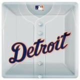 Detroit Tigers Baseball - Square Banquet Dinner Plates