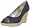 Bandolino Women's Auburn Peep-Toe Pump,Dark Blue Fabric,5.5 M US