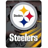 Sporting Goods : Northwest Pittsburgh Steelers 60x80 Plush Raschel Throw Blanket
