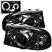 Spyder Auto PRO-YD-DDAK97-SMC Dodge Dakota/Durango Smoke Halo LED Projector Headlight with Replaceable LEDs