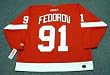 SERGEI FEDOROV Detroit Red Wings 2002 CCM Throwback Away NHL Hockey Jersey