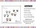 I Love You Girls Diamante Geo Small Rhinestone Stud Earrings Set by Onnea