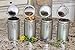 Latching Tea Tin, Tea Canister, Airtight Tea Container, Spice Storage Tins, Stainless Steel Coffee Canister w/ Airtight Latch Rubber Seal, 12 oz (Set of 2) (2)