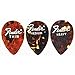 Fender 358 Tear Drop Shell Guitar Picks - 72-Pack - Extra Heavy