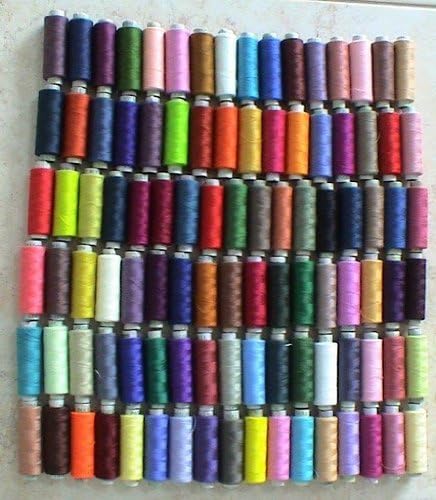 100 POLYESTER SEWING SERGER QUILTING THREAD SPOOLS ALL PURPOSE 327 yards each spool