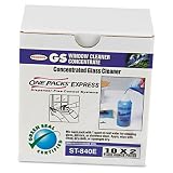 Stearn GS Window Cleaner Pre-Measured Concentrate, 2 oz. Packets, Green Seal Certified
