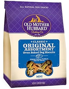Old Mother Hubbard Classic Original Assortment Mini Natural Crunchy Dog Treat Biscuits, 3.8-Pound Bag Old Mother Hubbard Classic Original Assortment Mini Natural Crunchy Dog Treat Biscuits, 3.8-Pound Bag