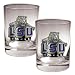 LSU Tigers NCAA 2pc Rocks Glass Set by Great American Products