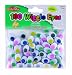 Charles Leonard Wiggle Eyes - Oval - 15mm/Assorted Colors - 100/Bag, 64565