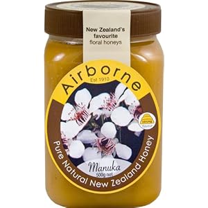 New Zealand Manuka Honey 500g 18oz by Airborne NZ