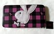 Playboy Bunny Logo Pink & Black Pattern Ladies Hinge Wallet