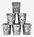 Shot Glasses Pewter Skull Dragon Choppers Bat Grim Reaper