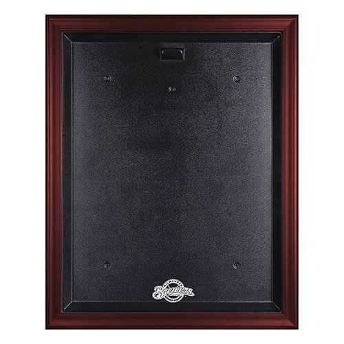 Mounted Memories Milwaukee Brewers Mahogany Jersey Display Case