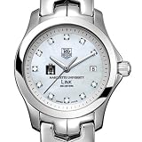 Marquette University TAG Heuer Watch - Women's Link with Mother of Pearl Diamond Dial at M.LaHart