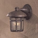 Minka Lavery Lights 8251-61 Small Wall Mount Light Vintage Rust Cranston Outdoor Lighting