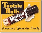 Tootsie Roll - America's Favorite Candy Metal Tin Sign 16