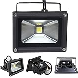 高輝度 LED投光器 10W LED作業灯 看板照明 6500K 昼白色・電球色 広角 IP65防水防塵 省エネ長寿命 看板灯 集魚灯 作業灯 180度調節可能 (10w昼白色)