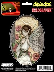 - 	 Jessica Galbreth Gypsy Rose Holographic 6"x8" Decal Sticker