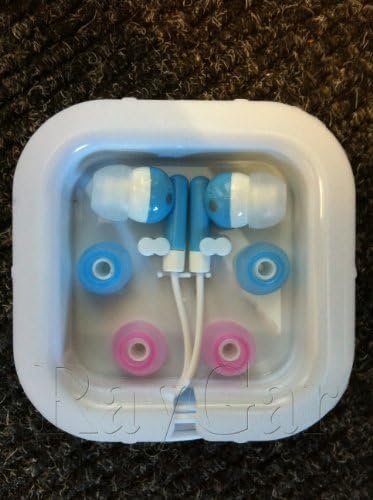 BLUE IN EAR EARPHONES HEADPHONES WIRED FOR APPLE IPOD MP3 TOUCH NANO IPAD 2 IPHONE 5 4 3GS 4G 4S 2 BLACKBERRY CURVE PSP HTC Android