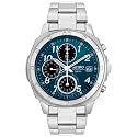 Seiko Men's Stainless Steel Chronograph Watch #SND193