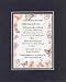 Personalized Touching and Heartfelt Poem for Happiness & Love - Poem on 11 x 14 inches Double Beveled Matting