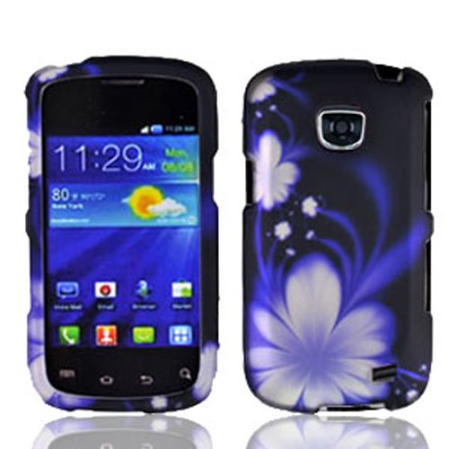 Samsung illusion I110 Samsung Galaxy Proclaim S720C Design Cover - Blue Flower
