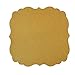 Mybbshower Gold Glitter Paper Placemat for Wedding Plate Chargers Anniversary Party New Year Table Decoration 12 inch Pack of 12