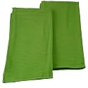 Lime Green Ribbed Cloth Dinner Napkins Set of 12