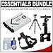 Ski/ Snowboard Essentials Bundle for Sony Action Cam HDR-AS30V, AS15 & AS10 Camcorders with NP-BX1 Battery + Helmet & Pole Mount + Flex Tripod + Accessory Kit