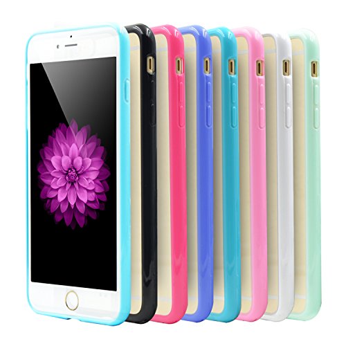 iPhone 6 Plus Case, iPhone 6s Plus Case, OKRAY 8 Pack Ultra Thin Slim Protective Scratch Resistant Stylish Color Case Cover Skin with TPU Bumper & Clear Back Panel for iPhone 6 6s Plus 5.5 Inch