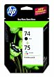 HP 74/75 Ink Cartridge in Retail Packaging, Combo Pack