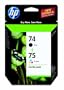 HP 74/75 Ink Cartridge in Retail Packaging, Combo Pack