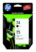 Original HP 74/75 Ink Cartridges Combo-Pack in Retail Packaging