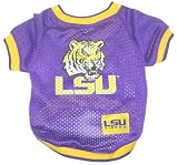 NCAA Dog Jersey, Large, Louisiana State University Tigers