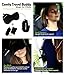 Comfy Travel Buddy Travel Air Pillow for Car, Airplane, Bus, Train, Home and Office Use, Black - Best Neck and Lumbar Support - Includes a Pack Sack and a Free Premium Quality Eye Mask Kit & Ear Plugs