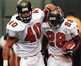 Mike Alstott & Warrick Dunn Tampa Bay Buccaneers 8 X 10 photo A