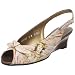 Icon Women's Lena-3 Peep Toe Sling Back Wedge