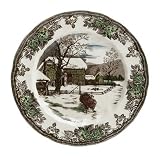 Johnson Brothers Friendly Village Turkey Scene Salad Plate
