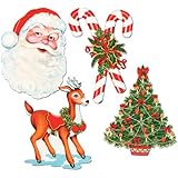 Beistle 4-Pack Packaged Christmas Cutouts, 16-Inch