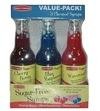 Slushie Express Syrup Sugar Free Flavors Value Pack- 3 Pack