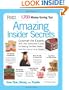 Amazing Insider Secrets: 1703 Money Saving Tips