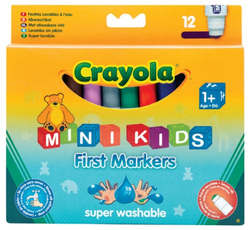 Crayola Mini Kids First Markers (12 Pack)