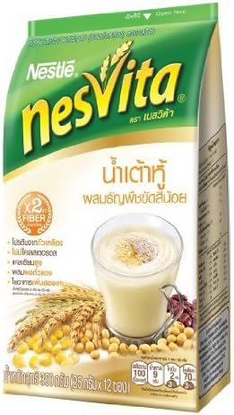 Nesvita Instant Cereal Soy Millk (25g.x12 Sachets) 2 Packs by Nesvita