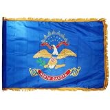 North Dakota flag 3 x 5 feet nylon Indoor