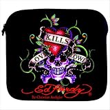 Bill Love Kills Slowly Laptop Sleeve in Black Size: Large